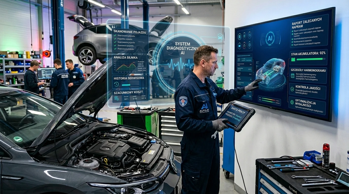 AI w warsztacie samochodowym