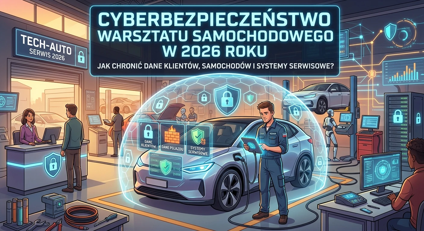 Cyberbezpieczeństwo warsztatu samochodowego – ochrona danych klientów, komputerów i programu serwisowego
